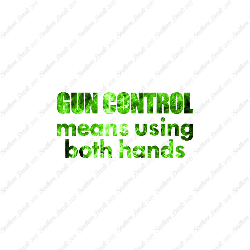 Gun Control Both Hands