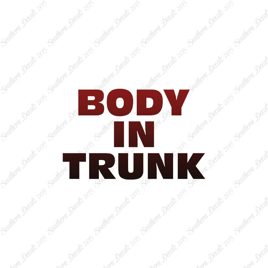 Body In Trunk