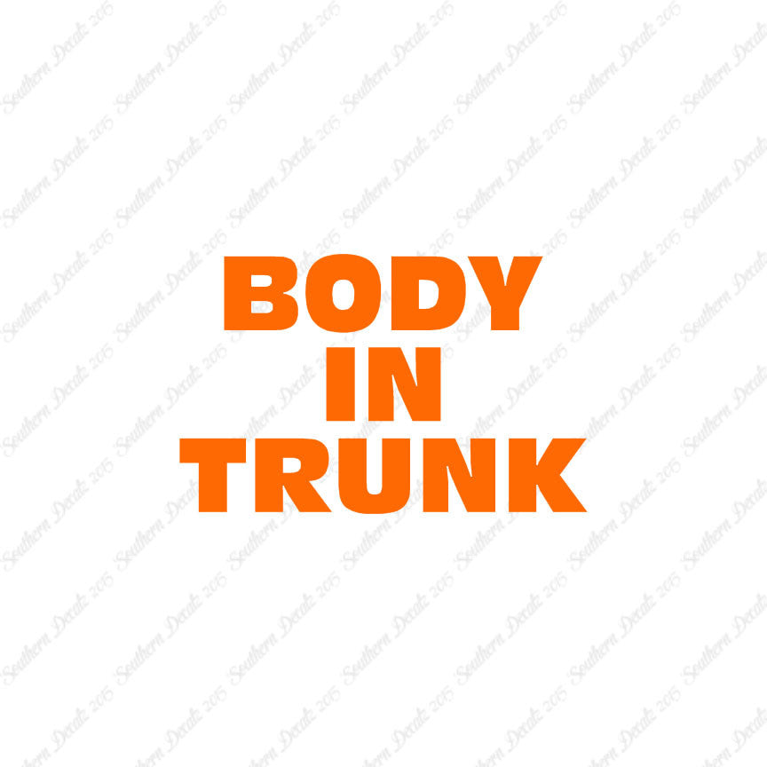 Body In Trunk