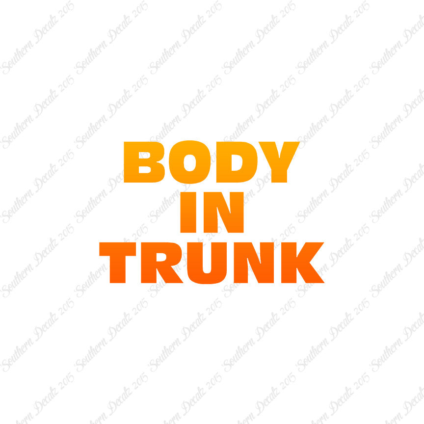 Body In Trunk