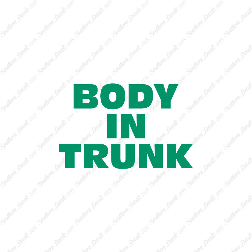 Body In Trunk
