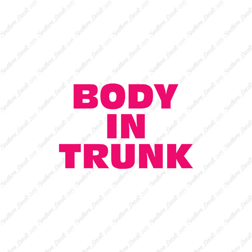 Body In Trunk