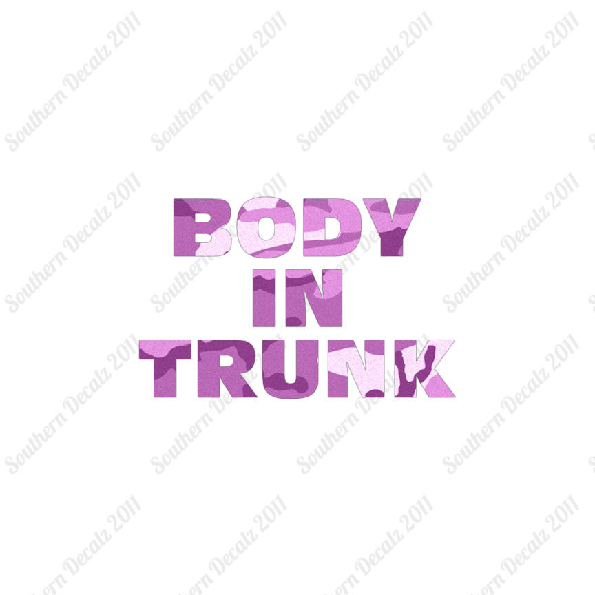 Body In Trunk