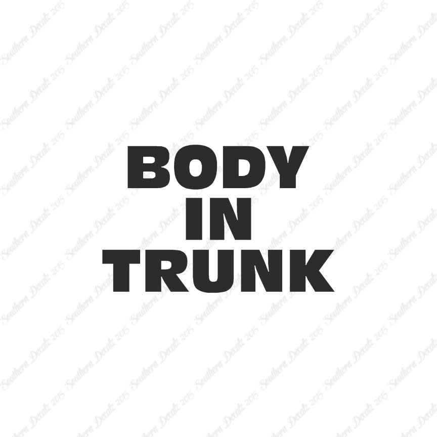 Body In Trunk