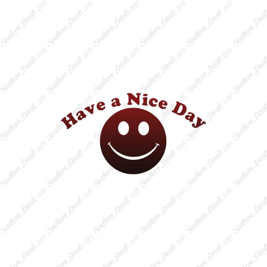 Have A Nice Day Smile Face