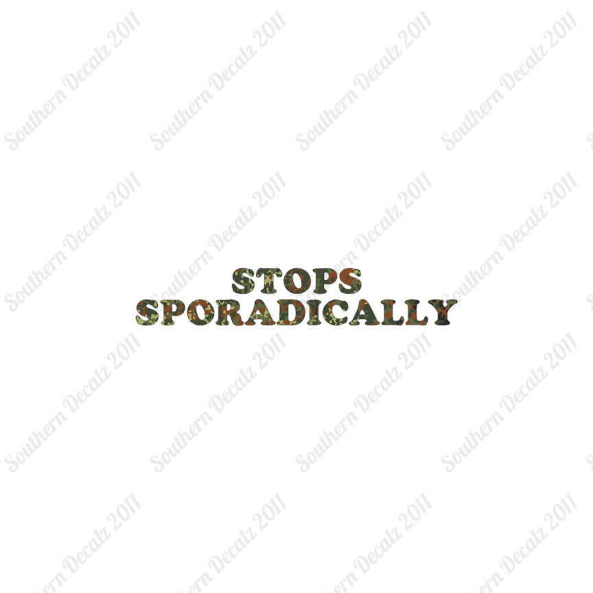 Stops Sporadically