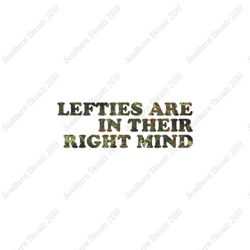 Lefties In Right Mind
