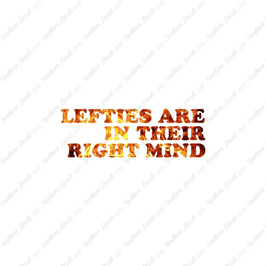 Lefties In Right Mind