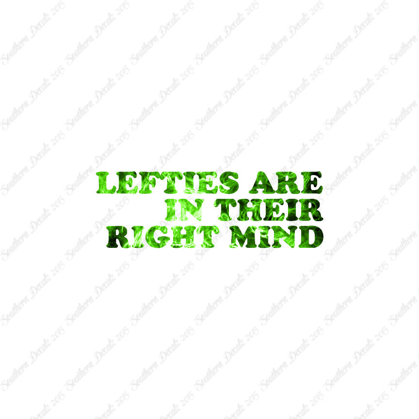 Lefties In Right Mind