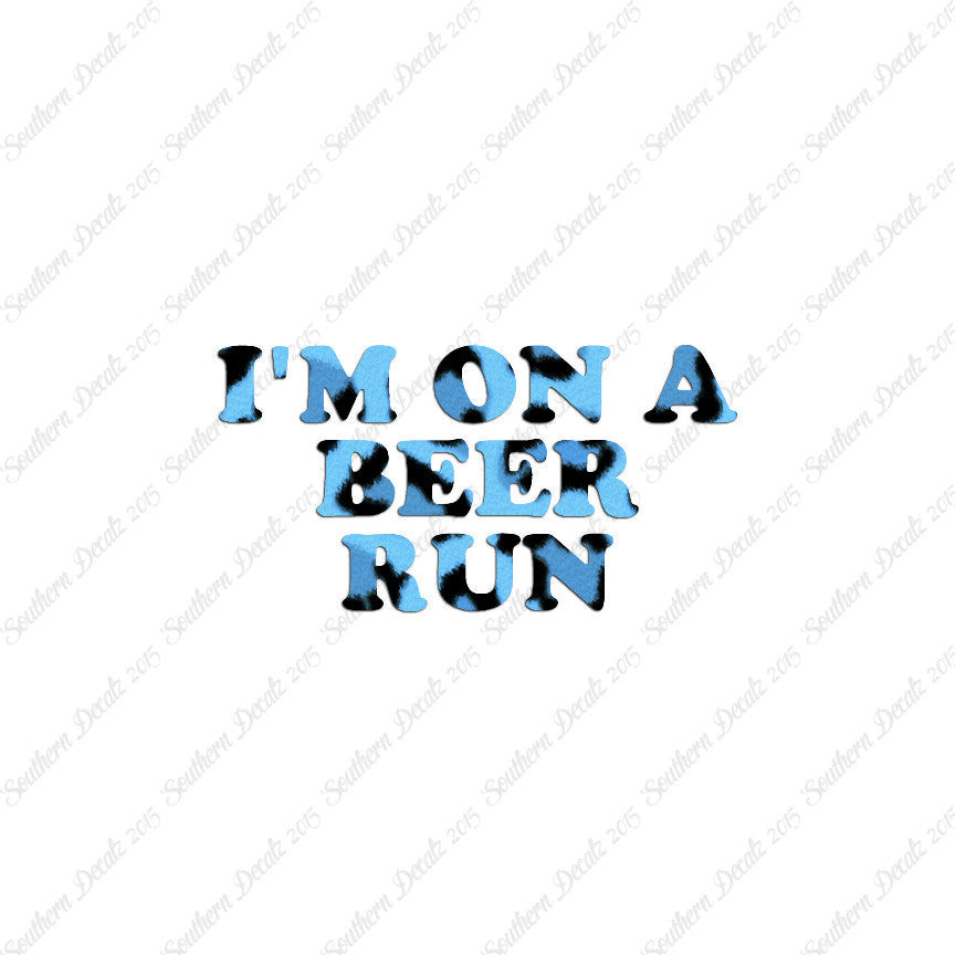 On A Beer Run