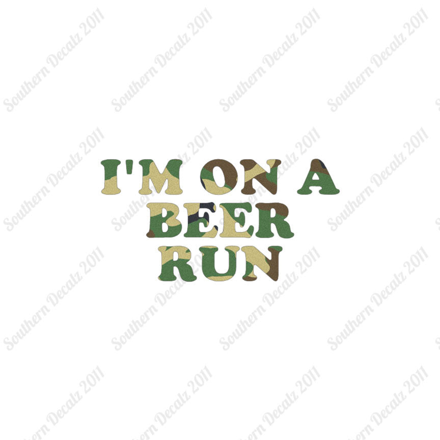 On A Beer Run