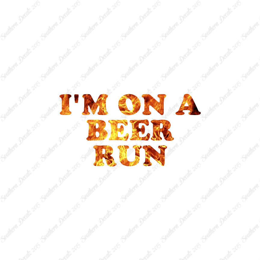 On A Beer Run