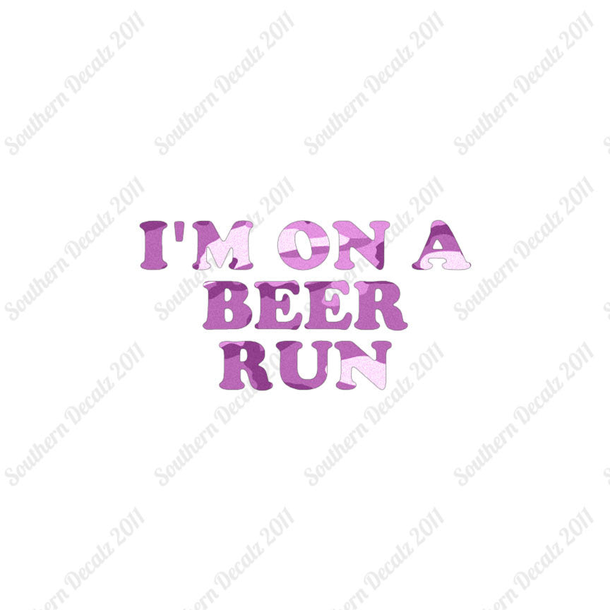 On A Beer Run