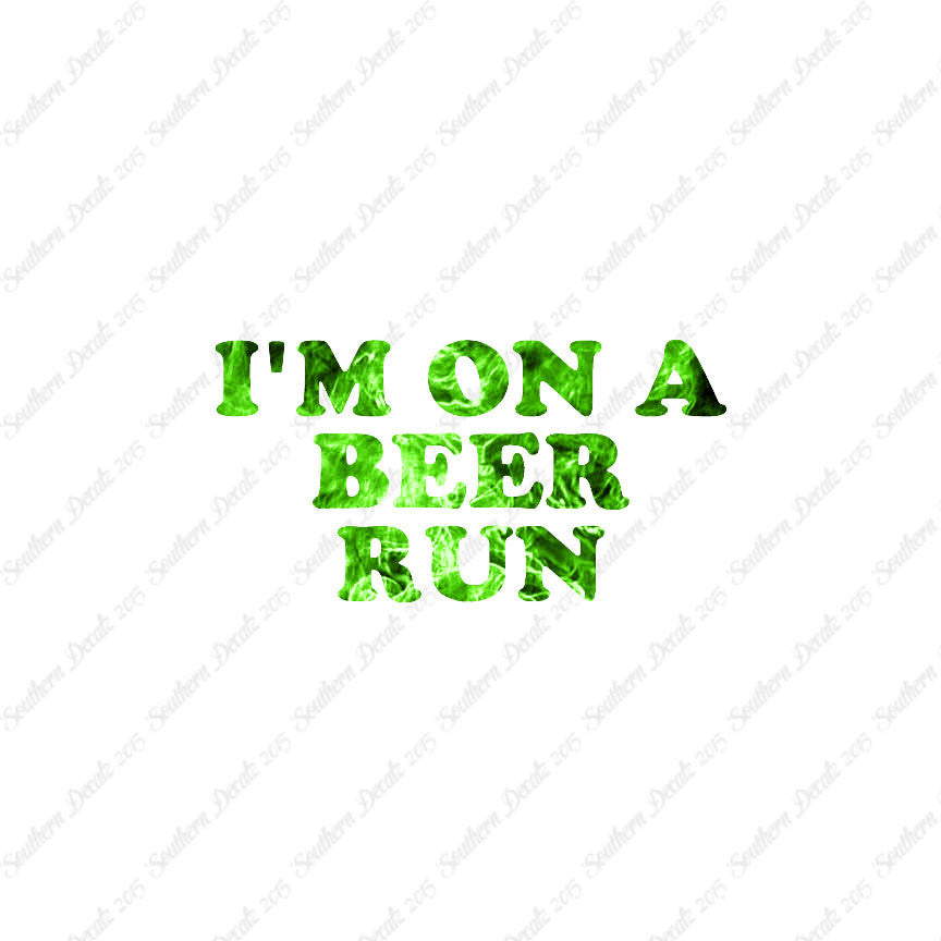 On A Beer Run