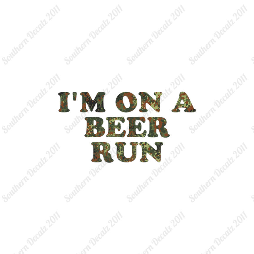 On A Beer Run