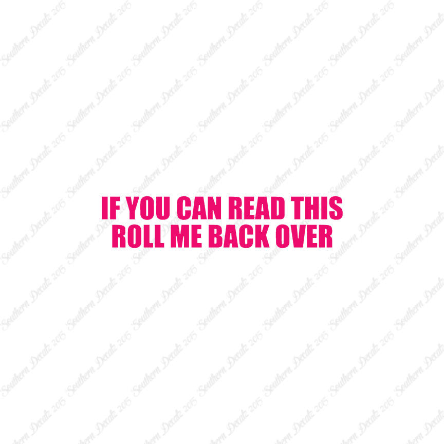 Read This Roll Back Over
