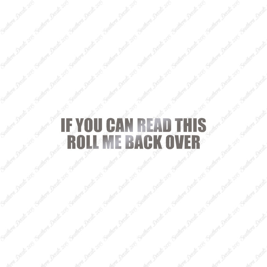 Read This Roll Back Over