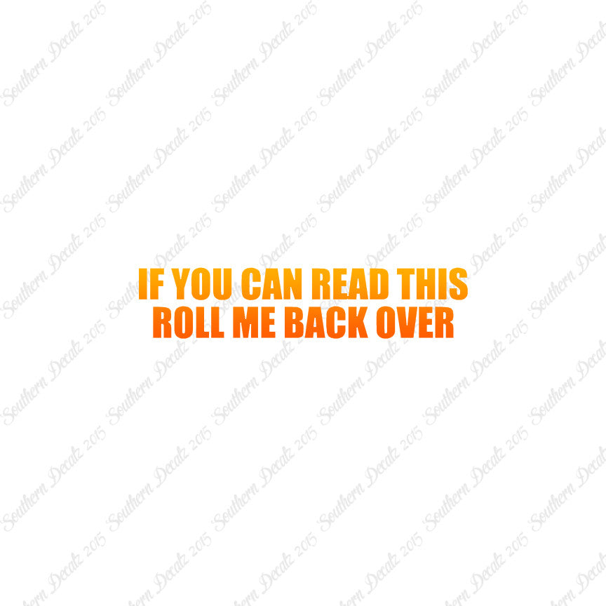 Read This Roll Back Over