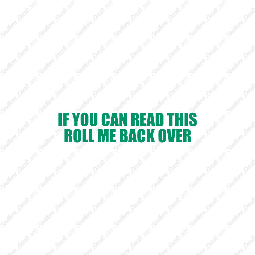 Read This Roll Back Over