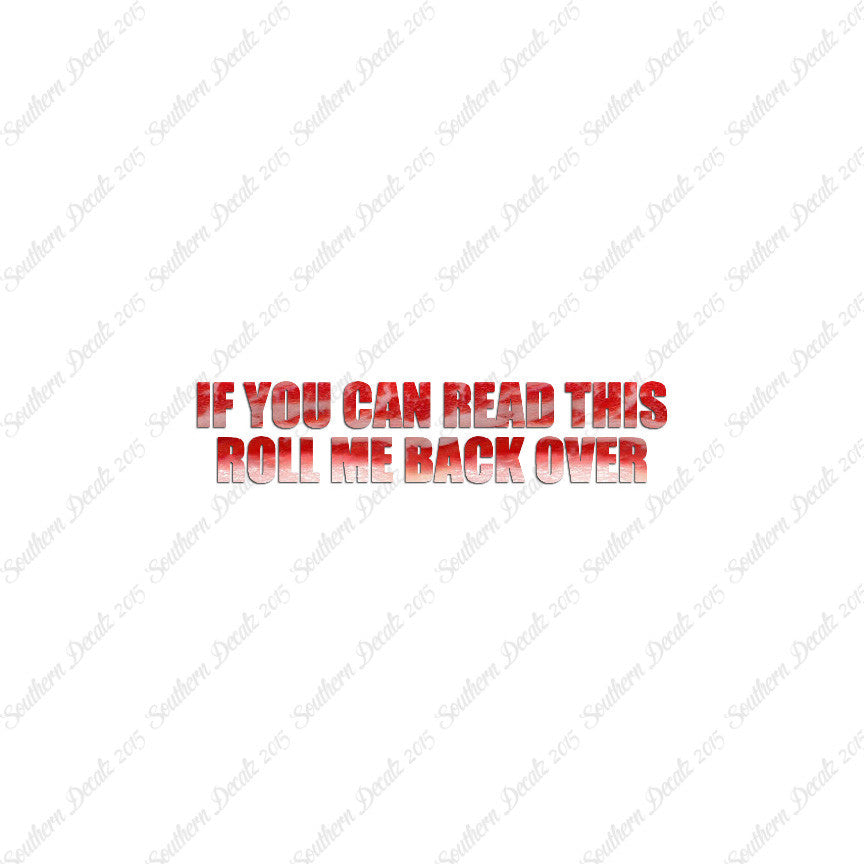 Read This Roll Back Over