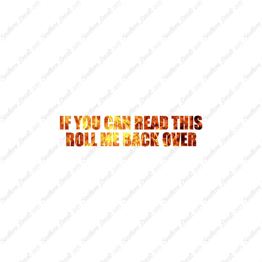 Read This Roll Back Over