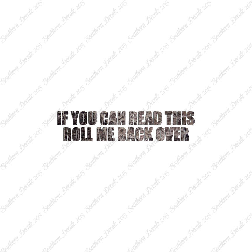 Read This Roll Back Over