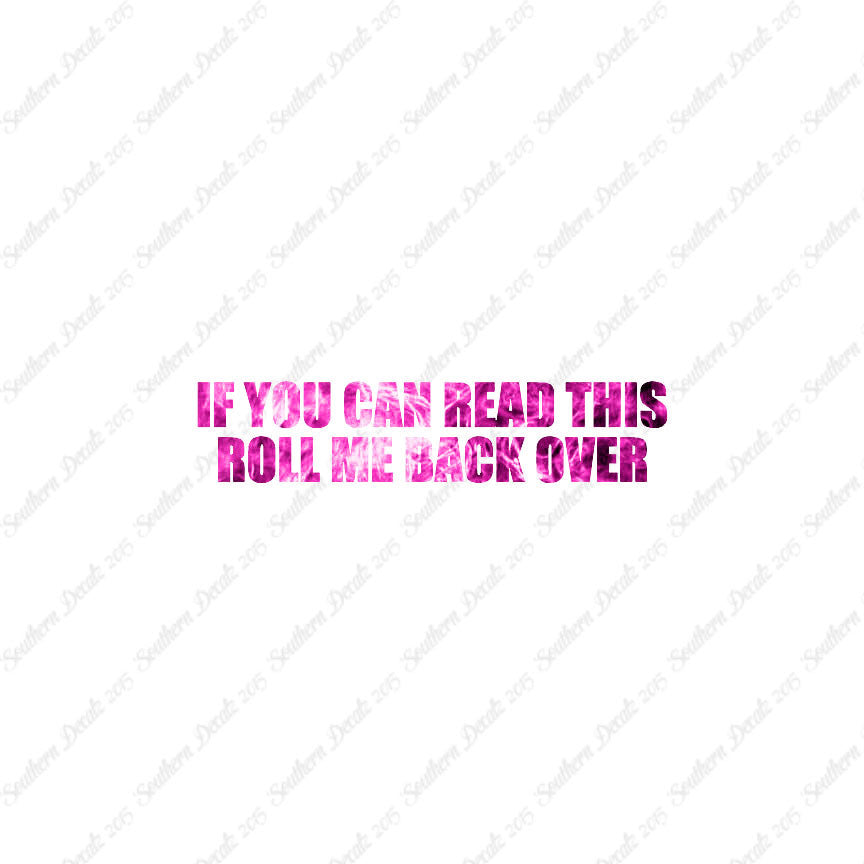 Read This Roll Back Over