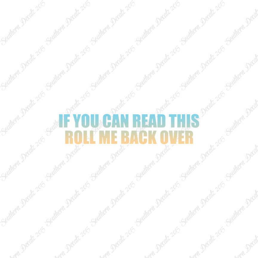 Read This Roll Back Over