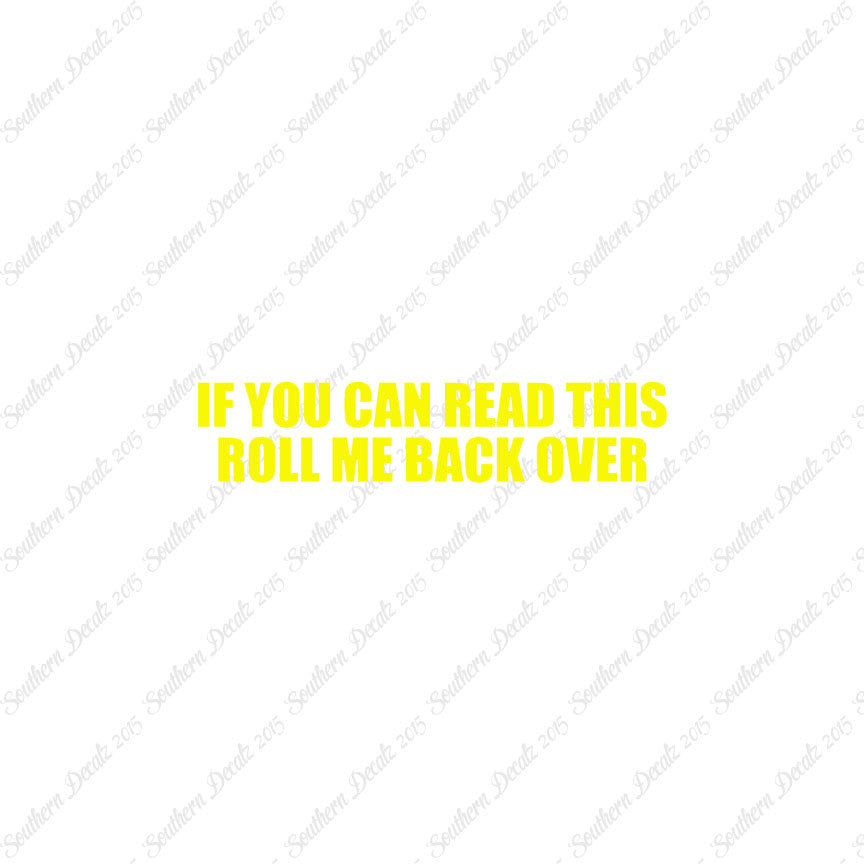 Read This Roll Back Over