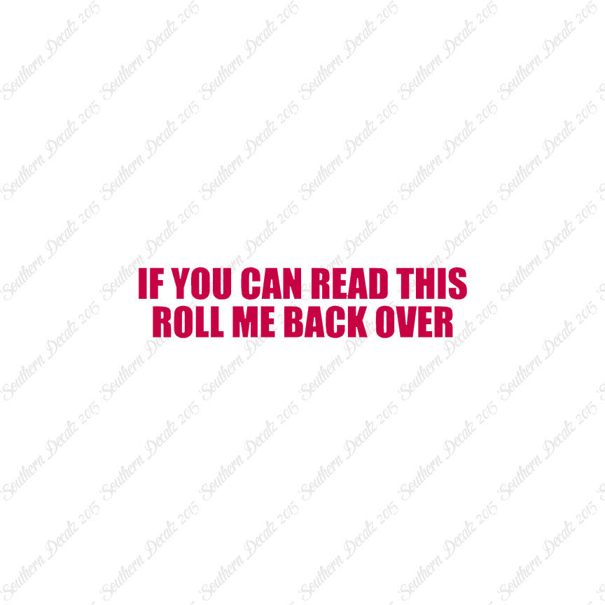 Read This Roll Back Over