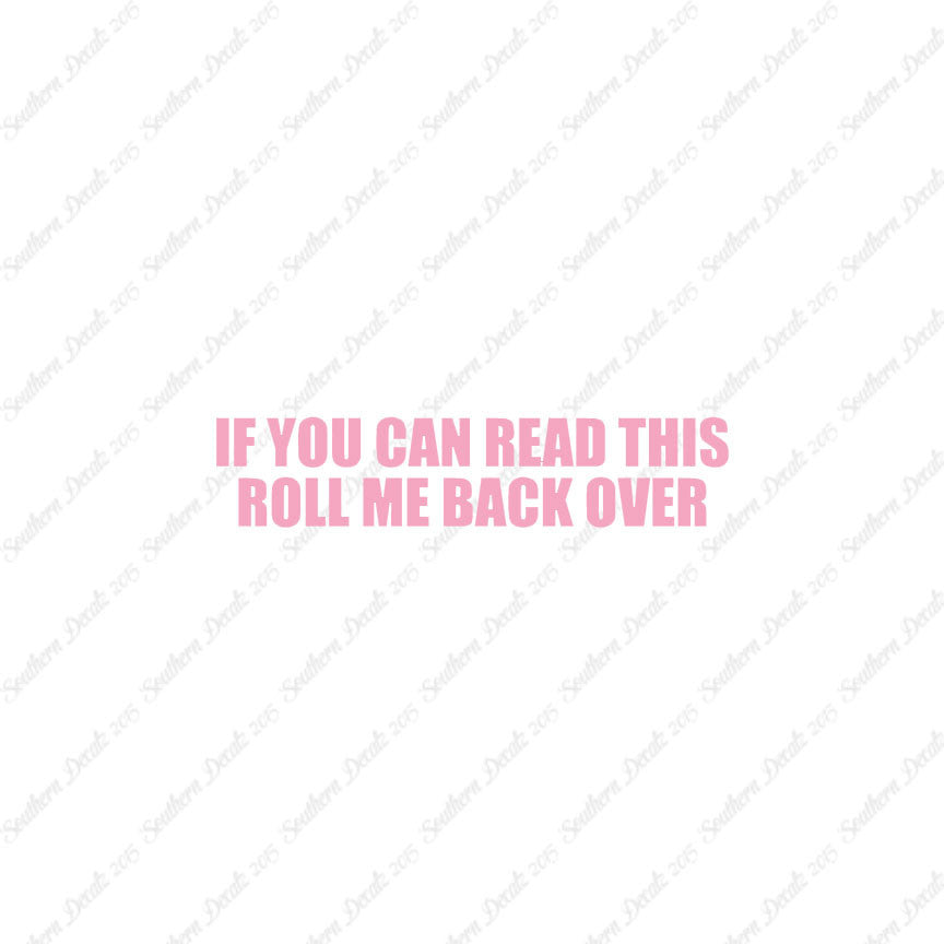 Read This Roll Back Over