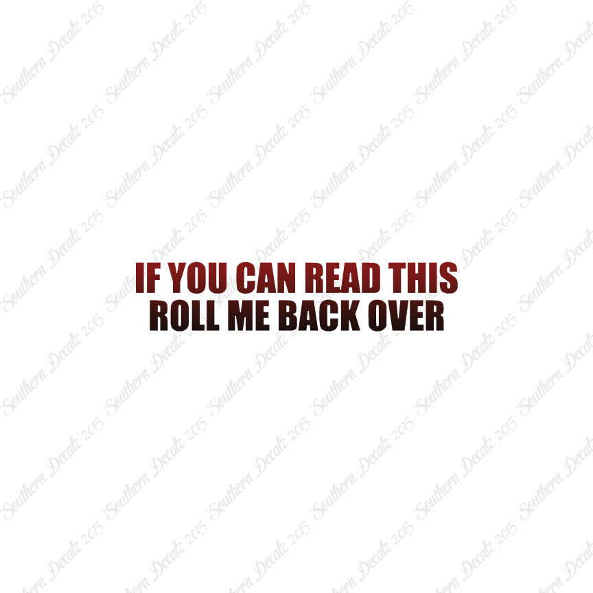 Read This Roll Back Over