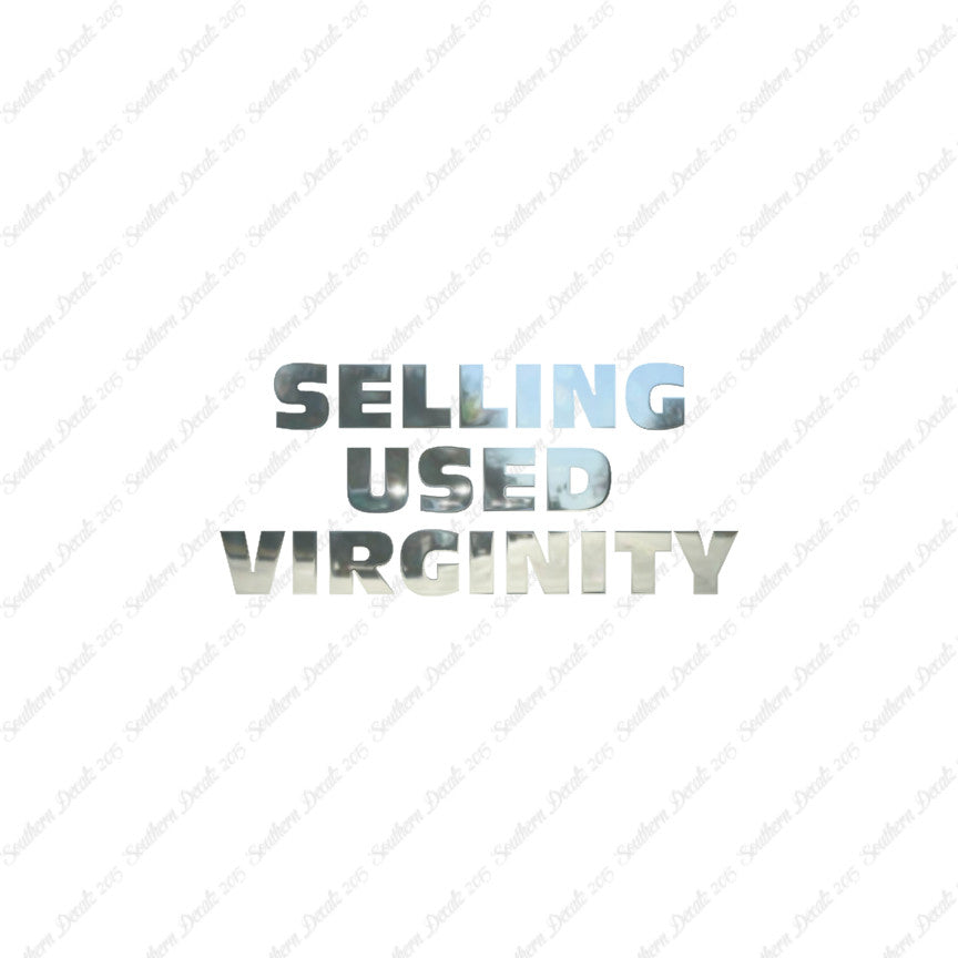 Selling Used Virginity