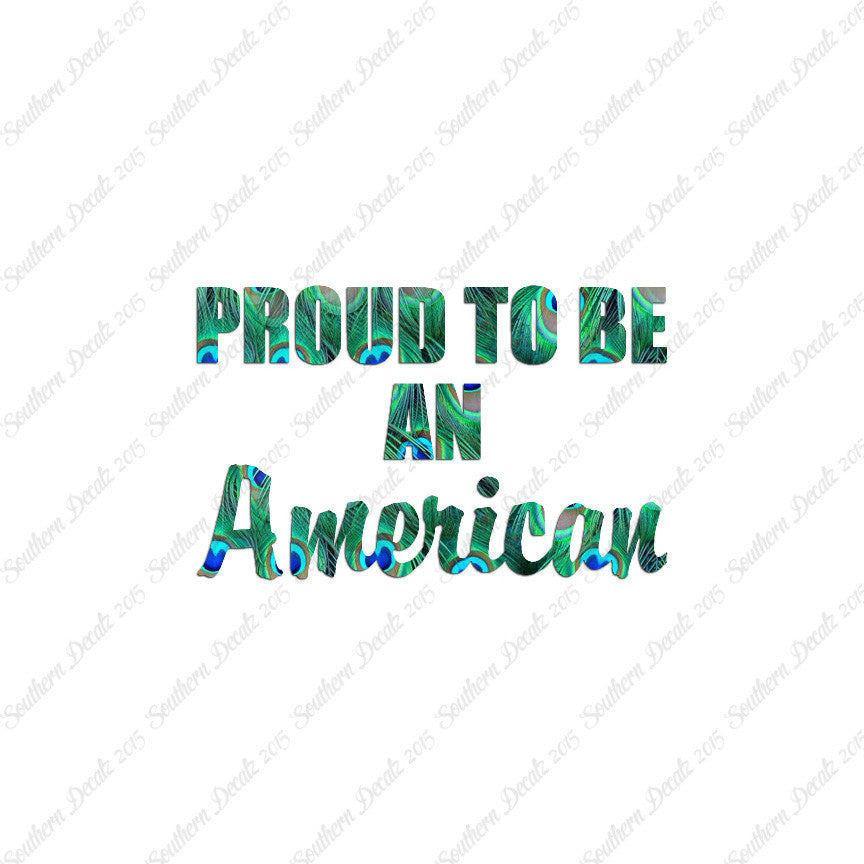 Proud To Be American