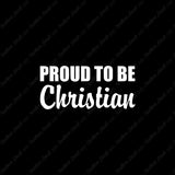 Proud To Be Christian