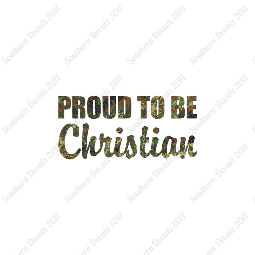 Proud To Be Christian