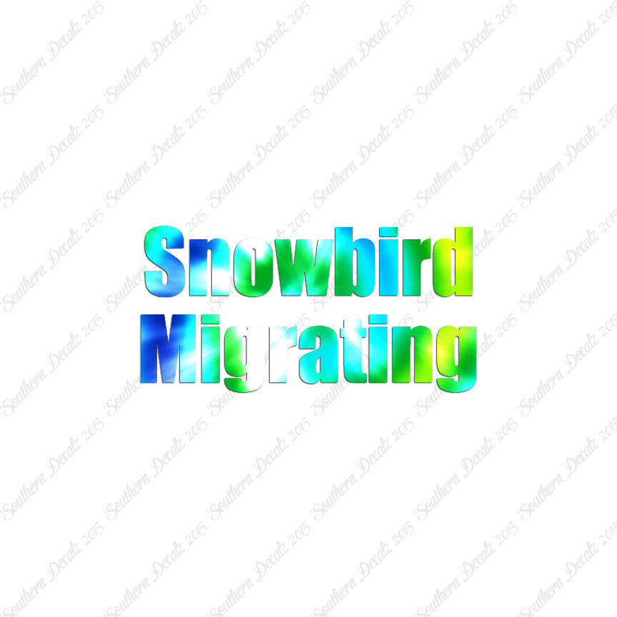 Snowbird Migrating
