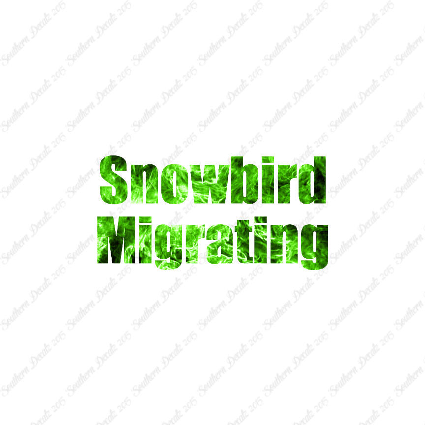 Snowbird Migrating