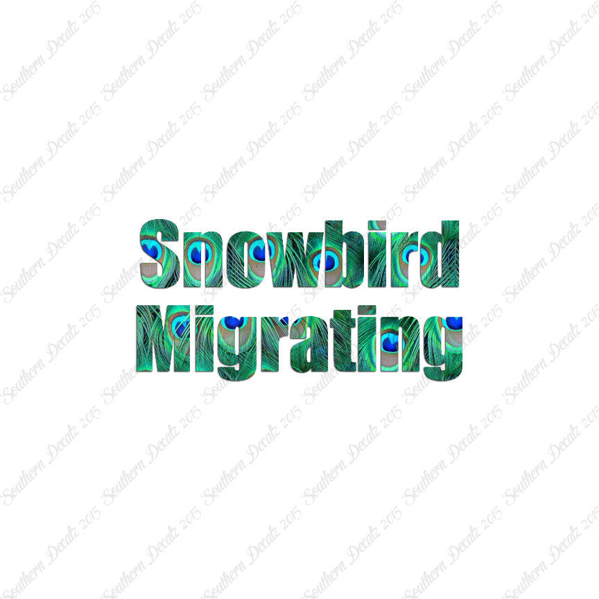 Snowbird Migrating