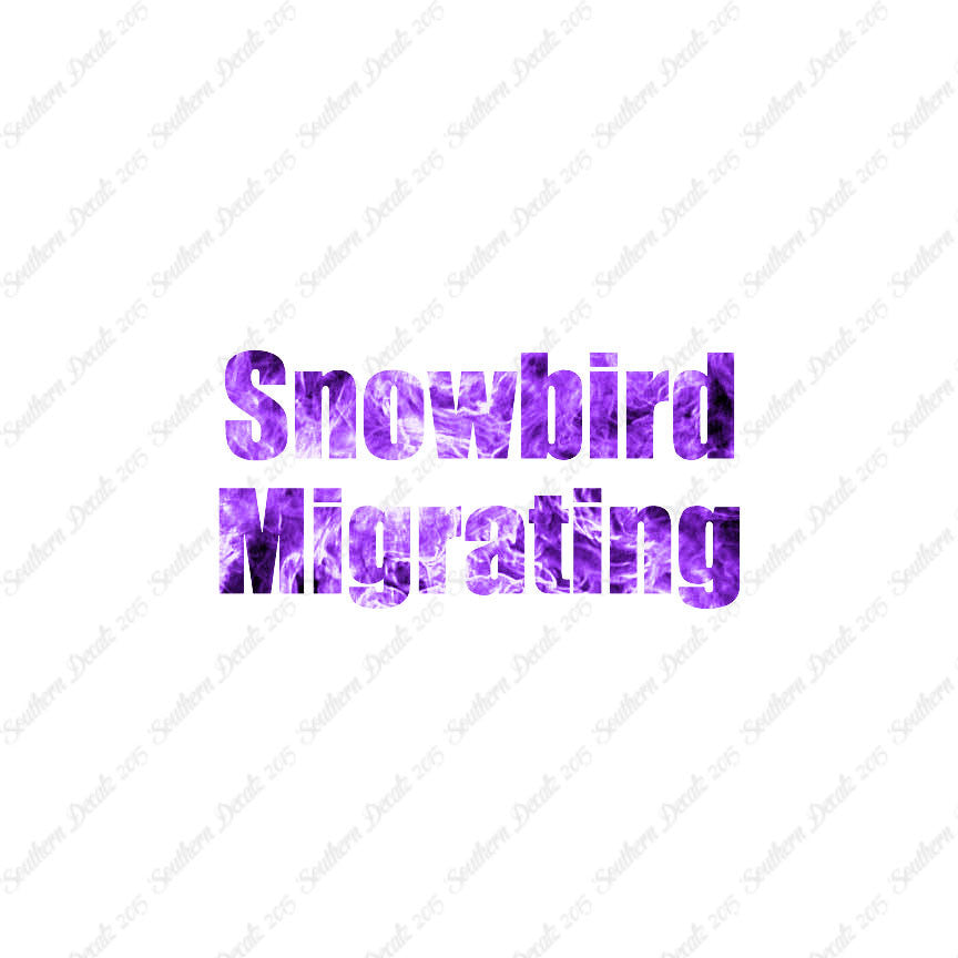 Snowbird Migrating