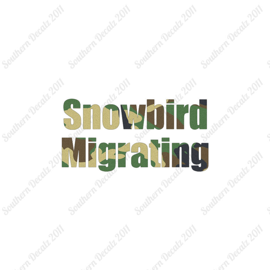 Snowbird Migrating