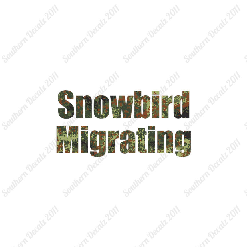 Snowbird Migrating