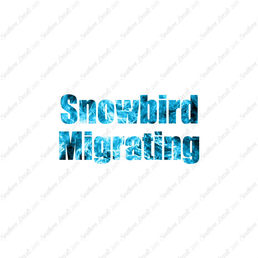 Snowbird Migrating