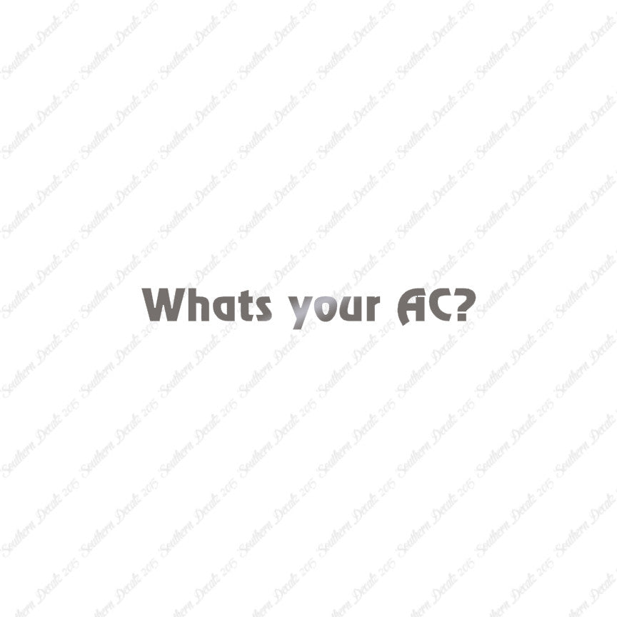 What's Your AC Armor Class