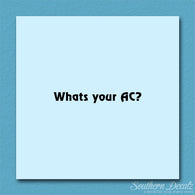 What's Your AC Armor Class