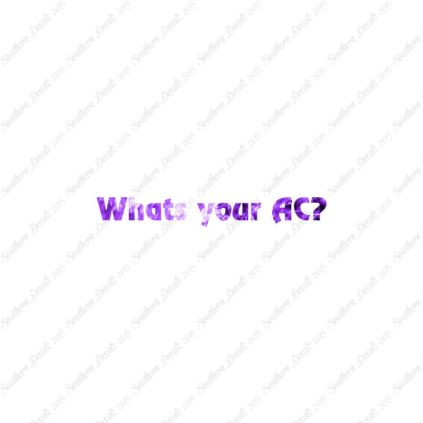 What's Your AC Armor Class