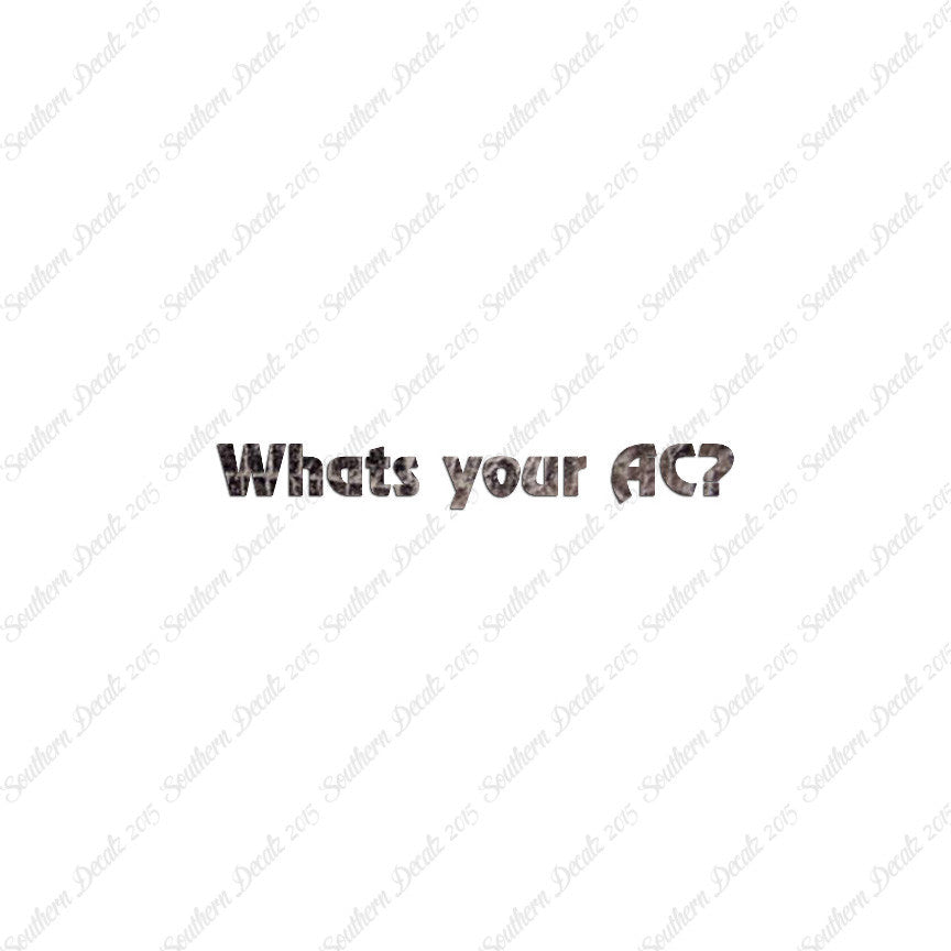 What's Your AC Armor Class