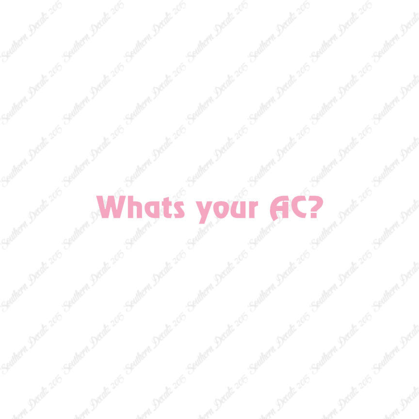 What's Your AC Armor Class
