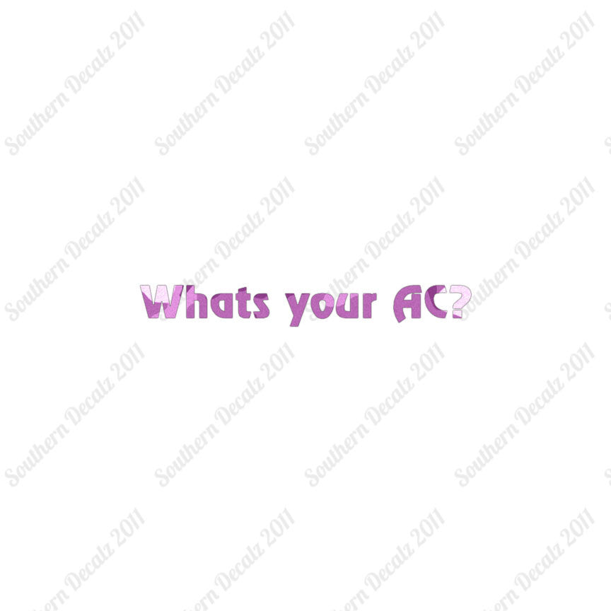 What's Your AC Armor Class
