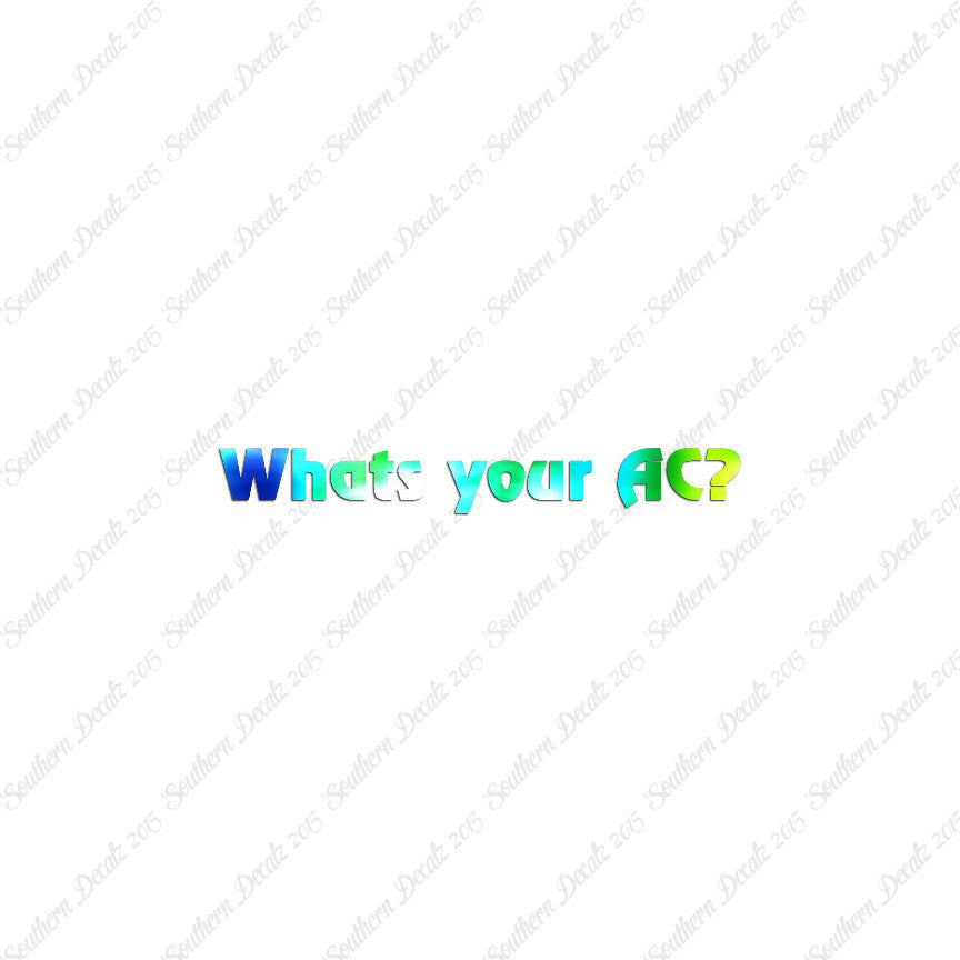 What's Your AC Armor Class